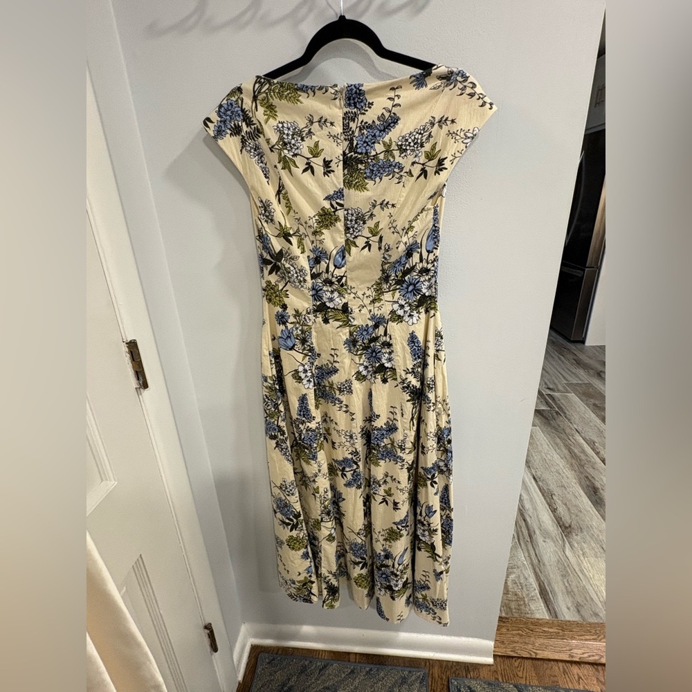 Abercrombie & Fitch Blue Floral Midi Dress - Picture 7 of 11